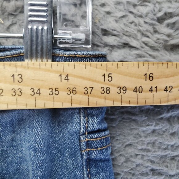 Jessica Simpson Jeans Womens 29 Blue Spotlight High Rise Slim Straight - Picture 6 of 13